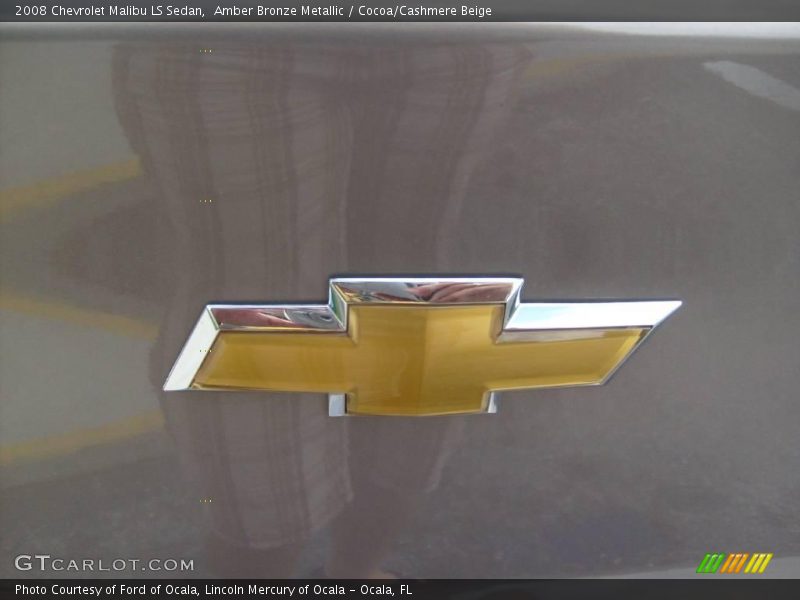 Amber Bronze Metallic / Cocoa/Cashmere Beige 2008 Chevrolet Malibu LS Sedan