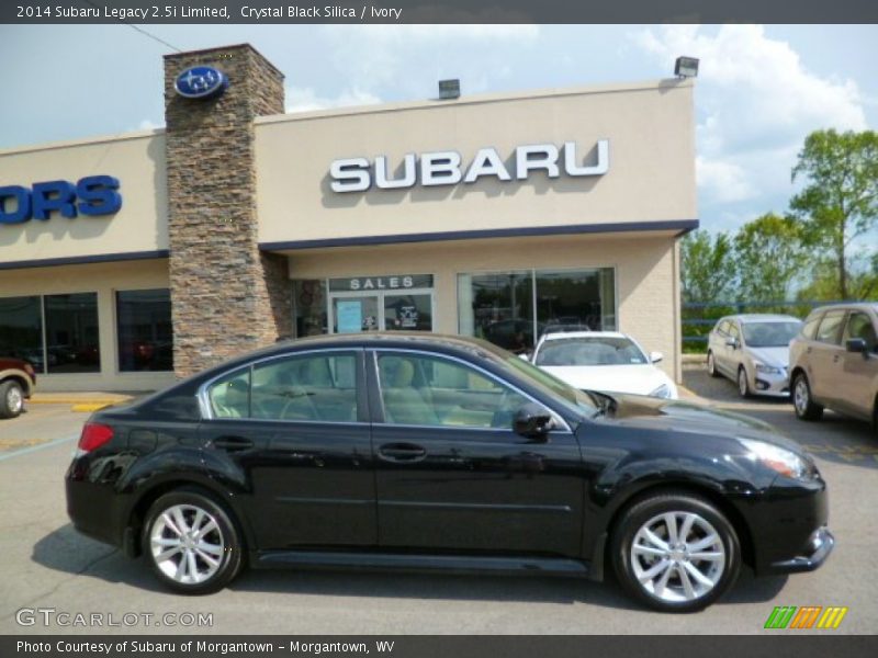 Crystal Black Silica / Ivory 2014 Subaru Legacy 2.5i Limited