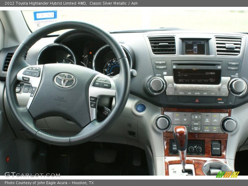 Classic Silver Metallic / Ash 2012 Toyota Highlander Hybrid Limited 4WD