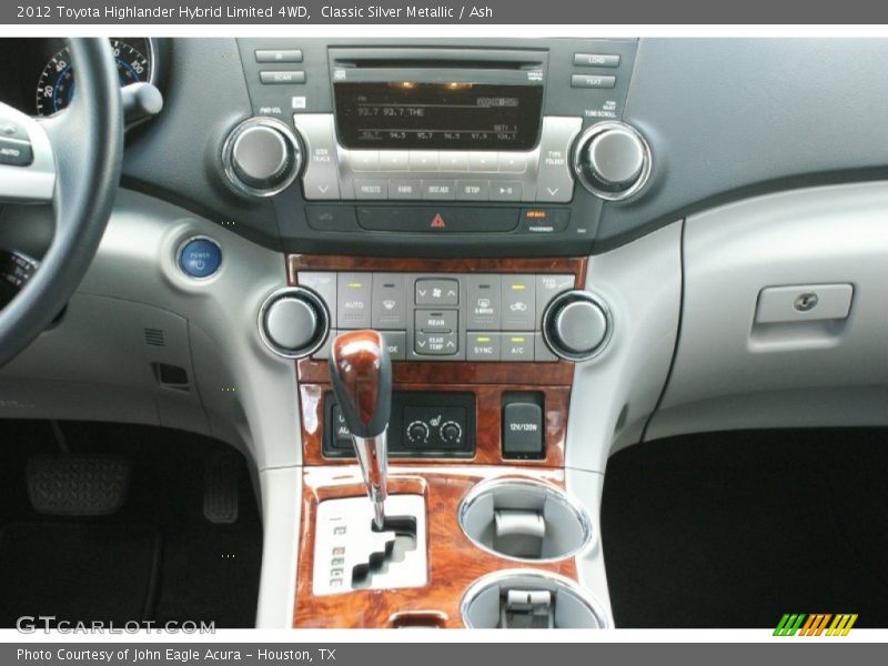 Classic Silver Metallic / Ash 2012 Toyota Highlander Hybrid Limited 4WD