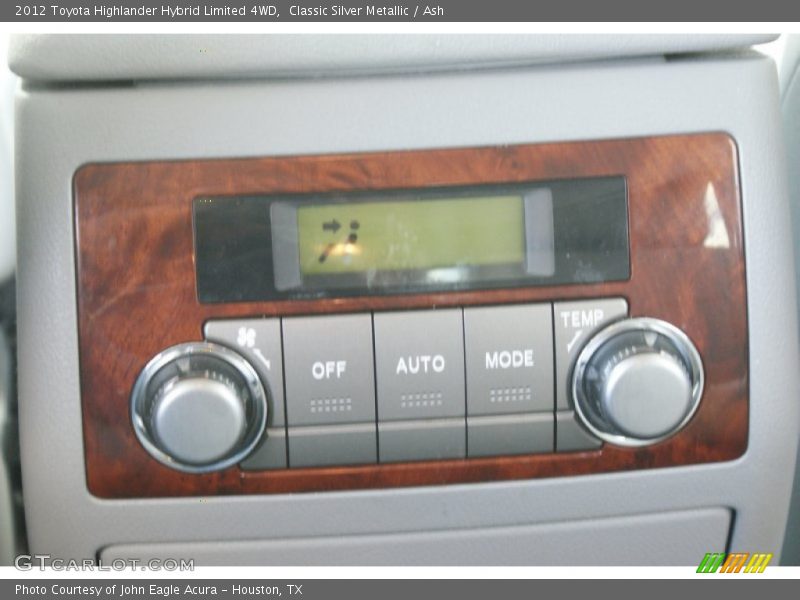 Classic Silver Metallic / Ash 2012 Toyota Highlander Hybrid Limited 4WD
