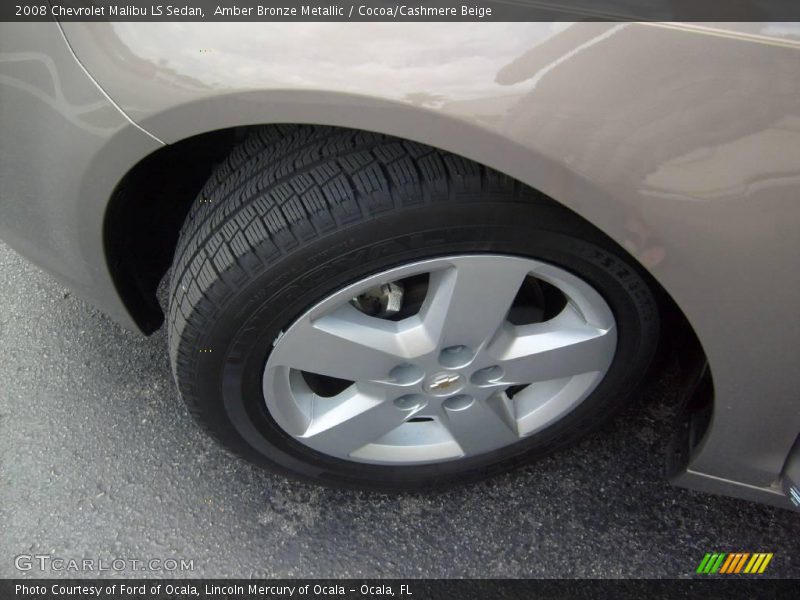 Amber Bronze Metallic / Cocoa/Cashmere Beige 2008 Chevrolet Malibu LS Sedan