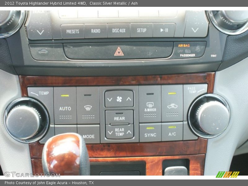 Classic Silver Metallic / Ash 2012 Toyota Highlander Hybrid Limited 4WD