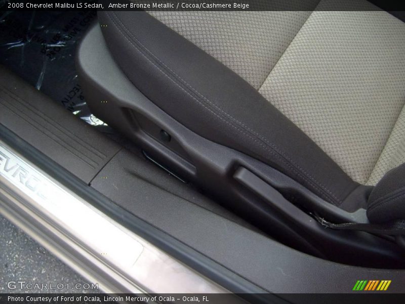 Amber Bronze Metallic / Cocoa/Cashmere Beige 2008 Chevrolet Malibu LS Sedan