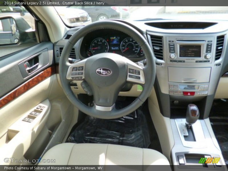 Crystal Black Silica / Ivory 2014 Subaru Legacy 2.5i Limited