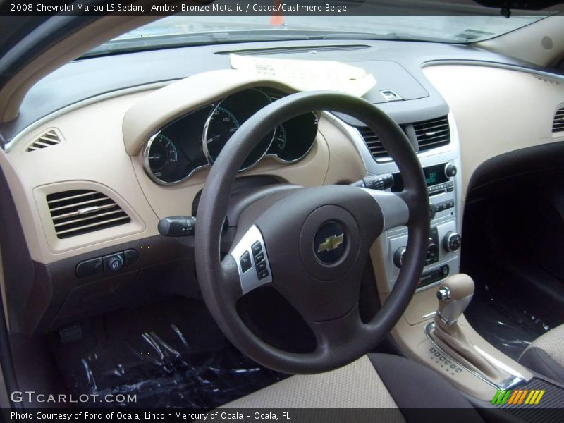 Amber Bronze Metallic / Cocoa/Cashmere Beige 2008 Chevrolet Malibu LS Sedan