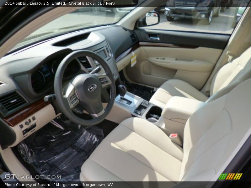 Crystal Black Silica / Ivory 2014 Subaru Legacy 2.5i Limited