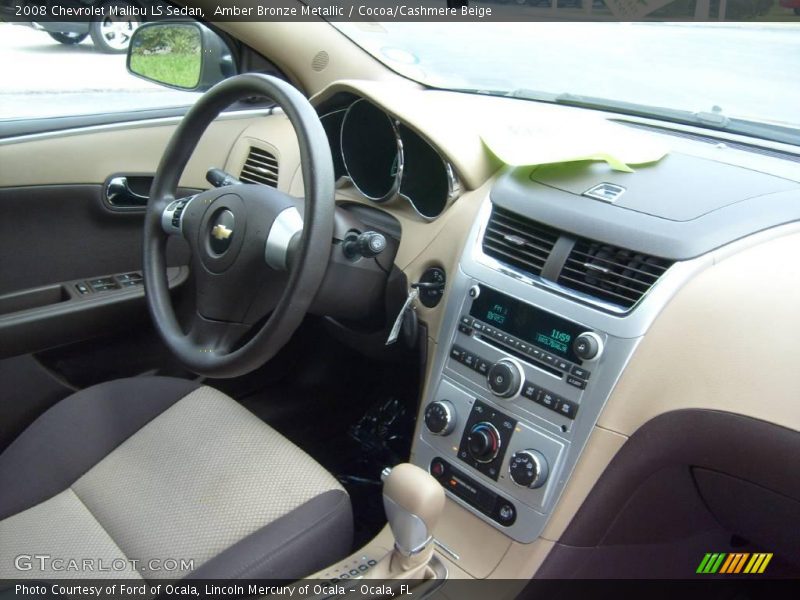 Amber Bronze Metallic / Cocoa/Cashmere Beige 2008 Chevrolet Malibu LS Sedan