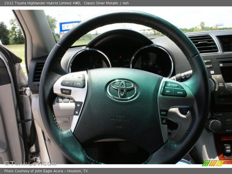 Classic Silver Metallic / Ash 2012 Toyota Highlander Hybrid Limited 4WD