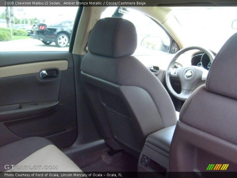 Amber Bronze Metallic / Cocoa/Cashmere Beige 2008 Chevrolet Malibu LS Sedan