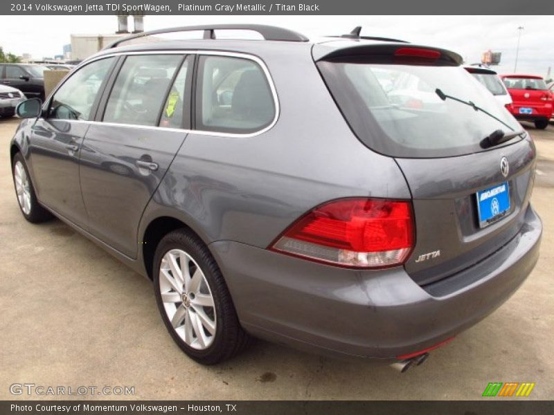 Platinum Gray Metallic / Titan Black 2014 Volkswagen Jetta TDI SportWagen