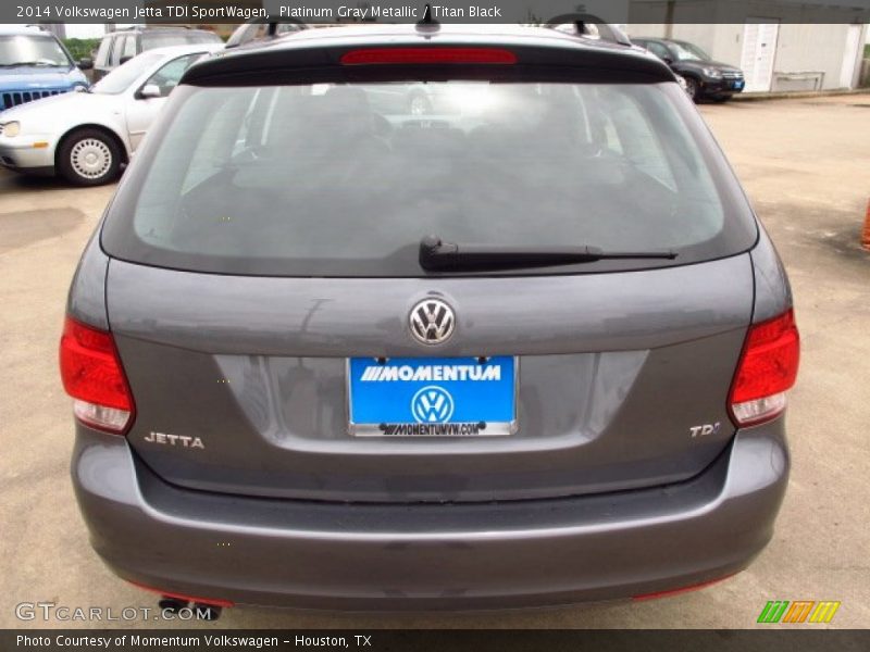Platinum Gray Metallic / Titan Black 2014 Volkswagen Jetta TDI SportWagen