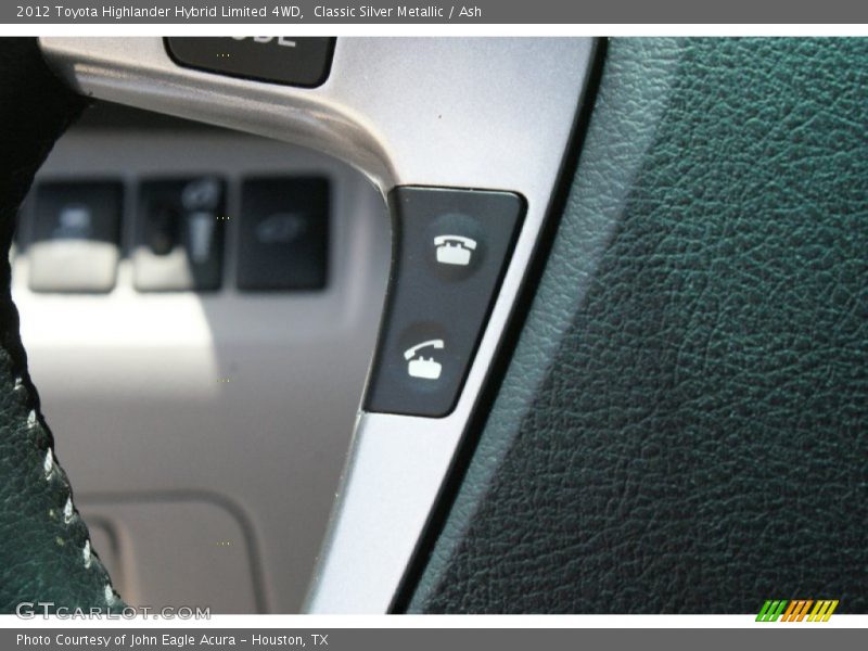 Classic Silver Metallic / Ash 2012 Toyota Highlander Hybrid Limited 4WD