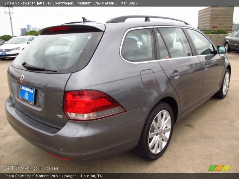 Platinum Gray Metallic / Titan Black 2014 Volkswagen Jetta TDI SportWagen