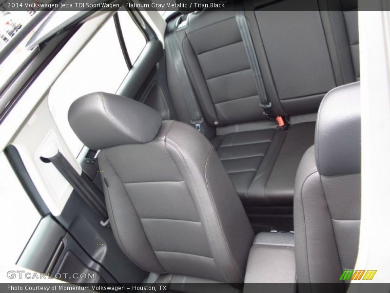 Platinum Gray Metallic / Titan Black 2014 Volkswagen Jetta TDI SportWagen
