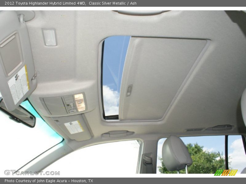 Classic Silver Metallic / Ash 2012 Toyota Highlander Hybrid Limited 4WD