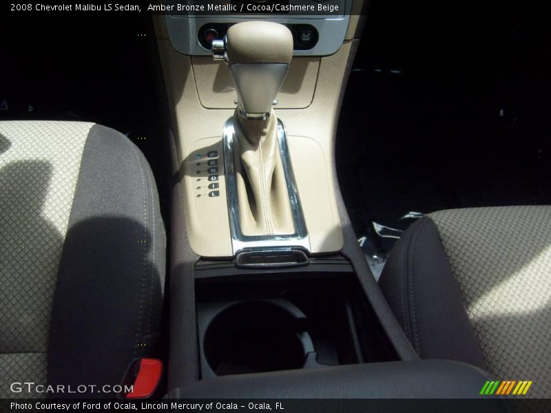 Amber Bronze Metallic / Cocoa/Cashmere Beige 2008 Chevrolet Malibu LS Sedan