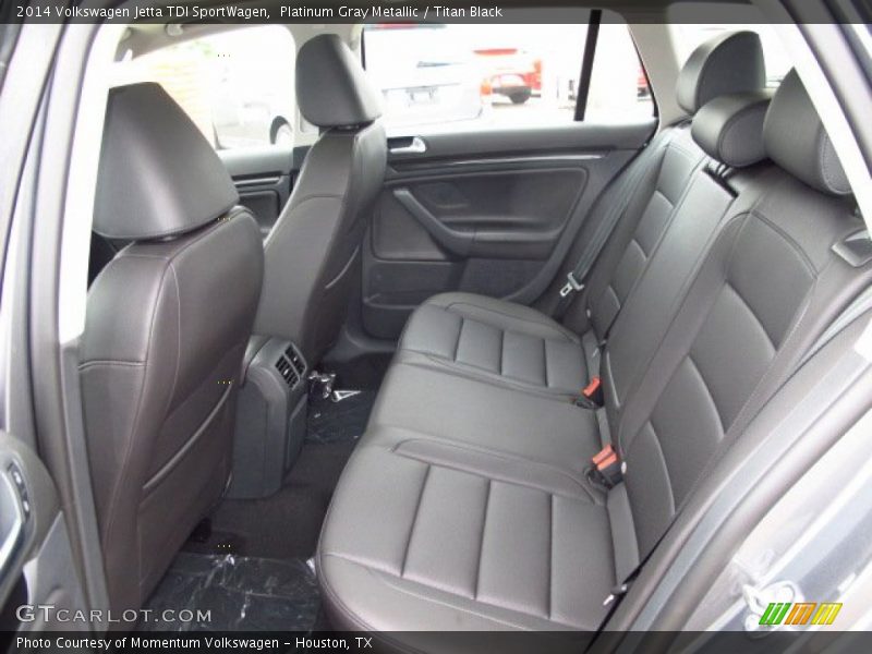 Platinum Gray Metallic / Titan Black 2014 Volkswagen Jetta TDI SportWagen
