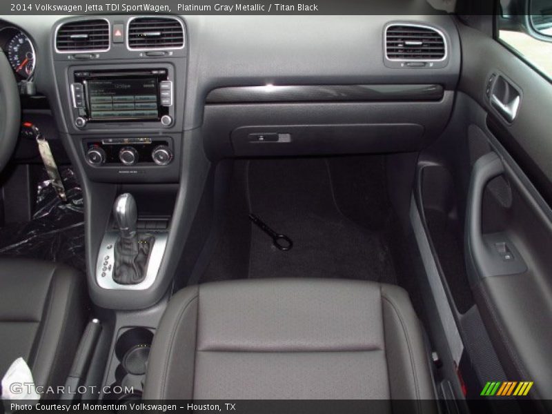 Platinum Gray Metallic / Titan Black 2014 Volkswagen Jetta TDI SportWagen