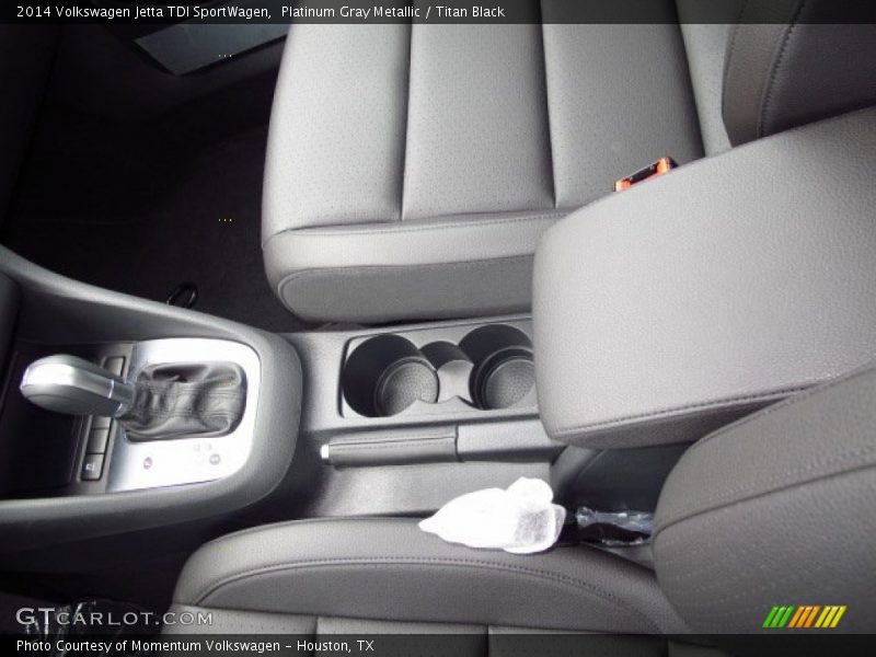 Platinum Gray Metallic / Titan Black 2014 Volkswagen Jetta TDI SportWagen