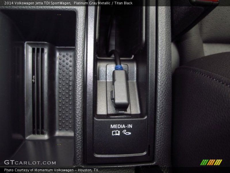 Platinum Gray Metallic / Titan Black 2014 Volkswagen Jetta TDI SportWagen