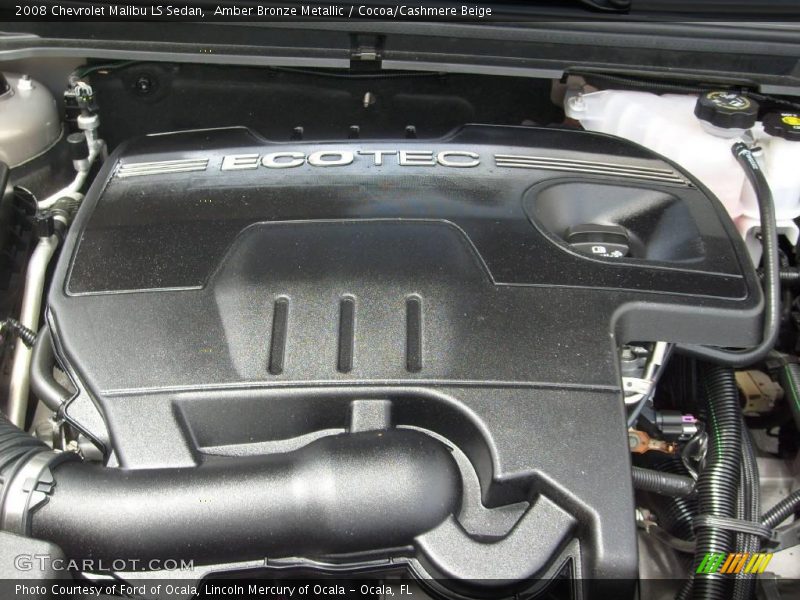 Amber Bronze Metallic / Cocoa/Cashmere Beige 2008 Chevrolet Malibu LS Sedan