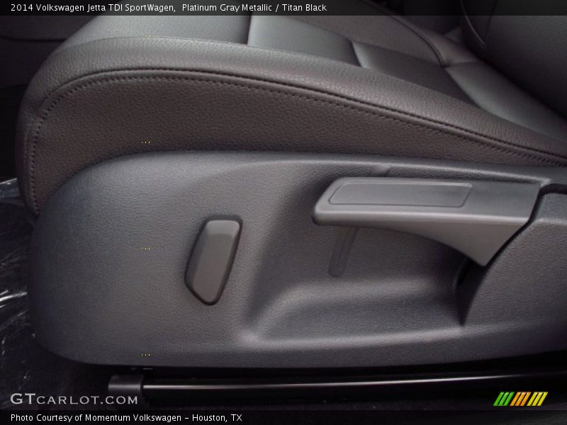Platinum Gray Metallic / Titan Black 2014 Volkswagen Jetta TDI SportWagen