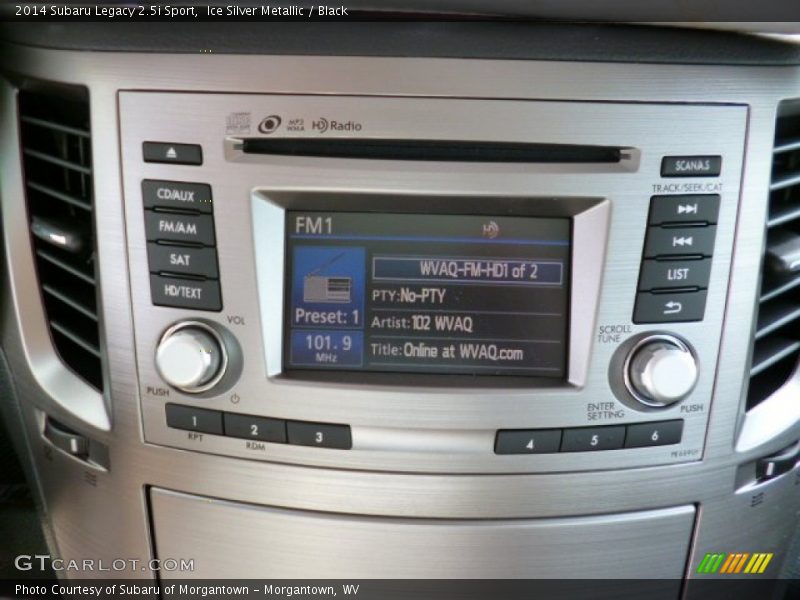Ice Silver Metallic / Black 2014 Subaru Legacy 2.5i Sport