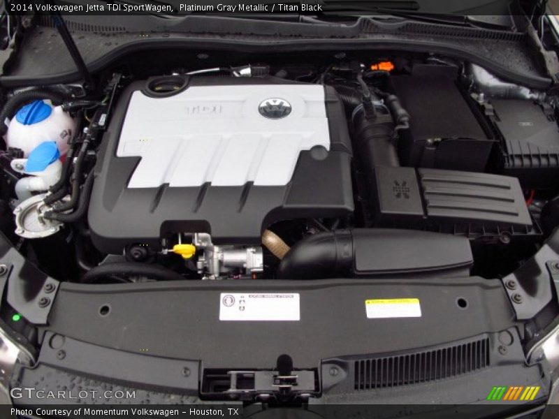 Platinum Gray Metallic / Titan Black 2014 Volkswagen Jetta TDI SportWagen