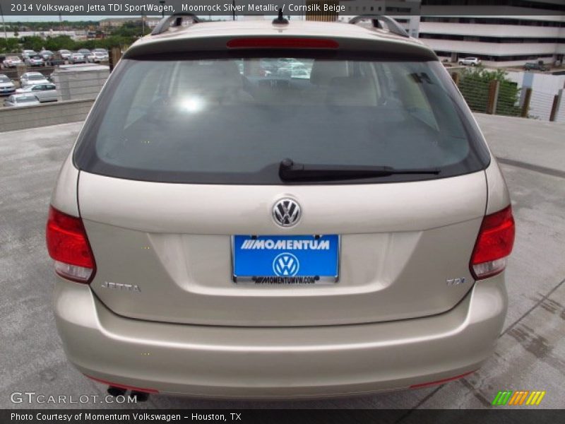 Moonrock Silver Metallic / Cornsilk Beige 2014 Volkswagen Jetta TDI SportWagen