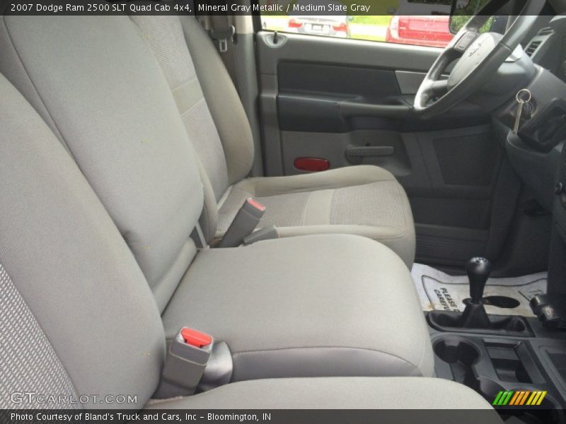 Mineral Gray Metallic / Medium Slate Gray 2007 Dodge Ram 2500 SLT Quad Cab 4x4