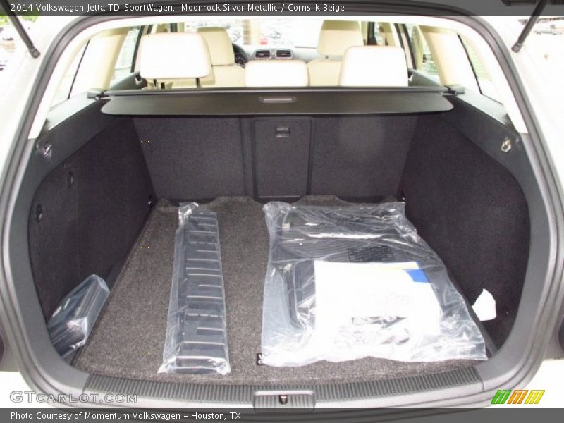 Moonrock Silver Metallic / Cornsilk Beige 2014 Volkswagen Jetta TDI SportWagen