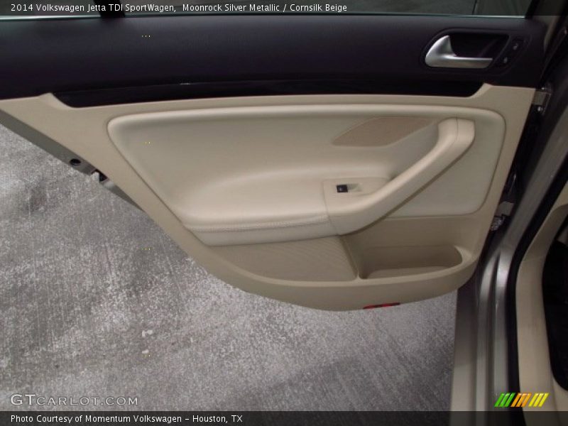 Moonrock Silver Metallic / Cornsilk Beige 2014 Volkswagen Jetta TDI SportWagen