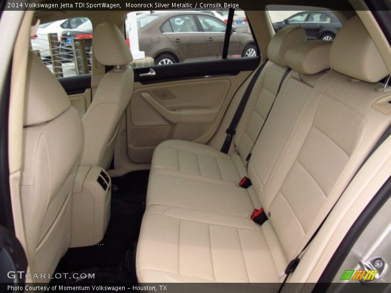 Moonrock Silver Metallic / Cornsilk Beige 2014 Volkswagen Jetta TDI SportWagen