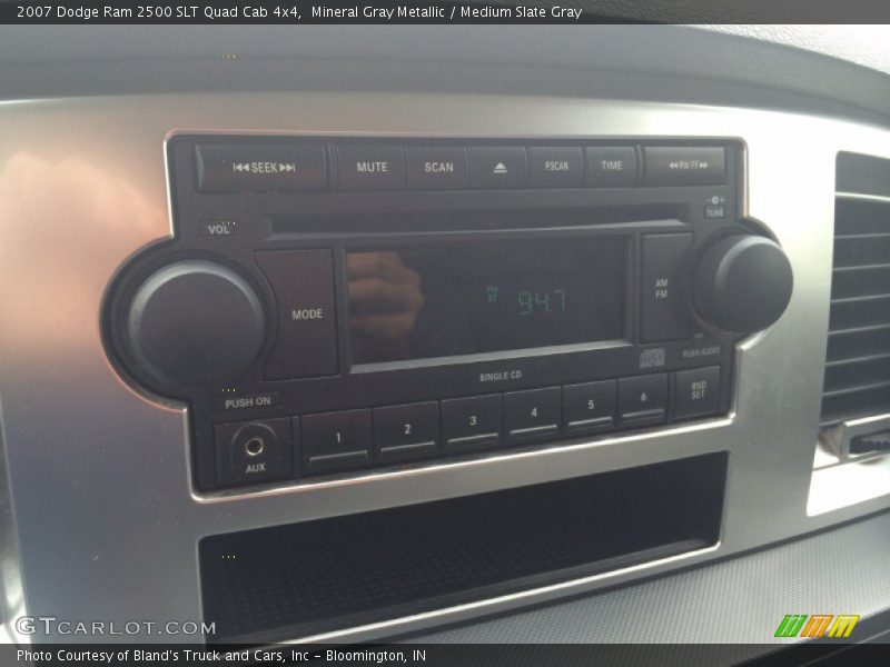 Mineral Gray Metallic / Medium Slate Gray 2007 Dodge Ram 2500 SLT Quad Cab 4x4