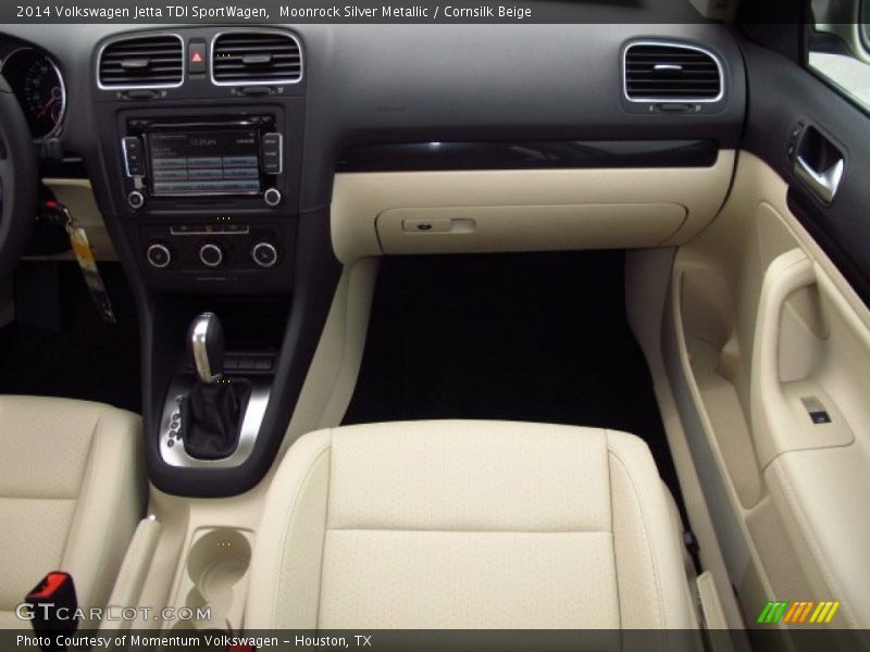 Moonrock Silver Metallic / Cornsilk Beige 2014 Volkswagen Jetta TDI SportWagen