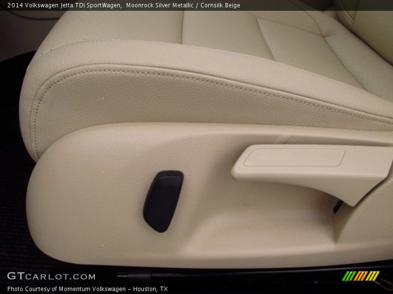 Moonrock Silver Metallic / Cornsilk Beige 2014 Volkswagen Jetta TDI SportWagen