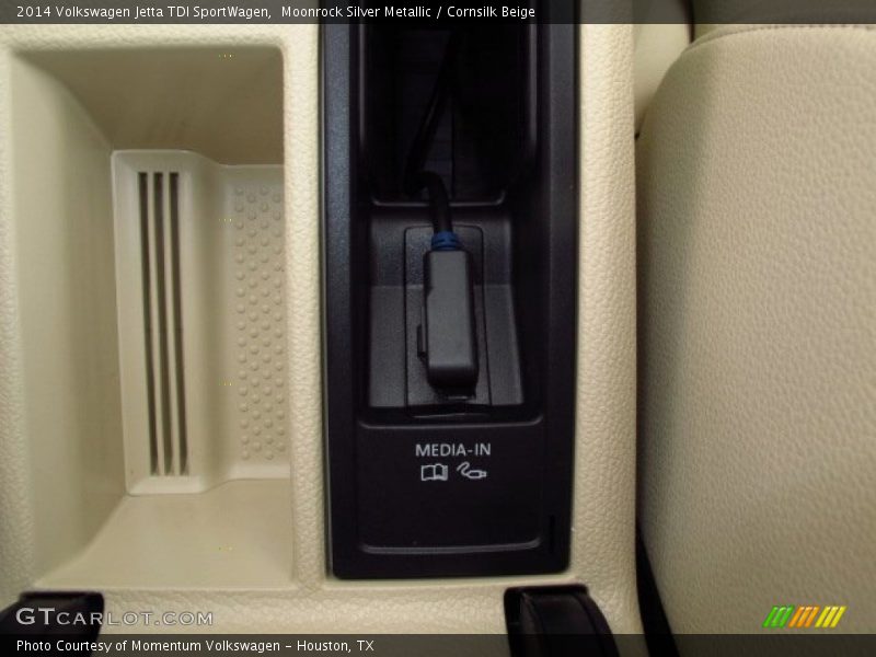 Moonrock Silver Metallic / Cornsilk Beige 2014 Volkswagen Jetta TDI SportWagen
