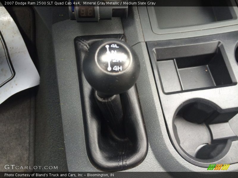 Mineral Gray Metallic / Medium Slate Gray 2007 Dodge Ram 2500 SLT Quad Cab 4x4