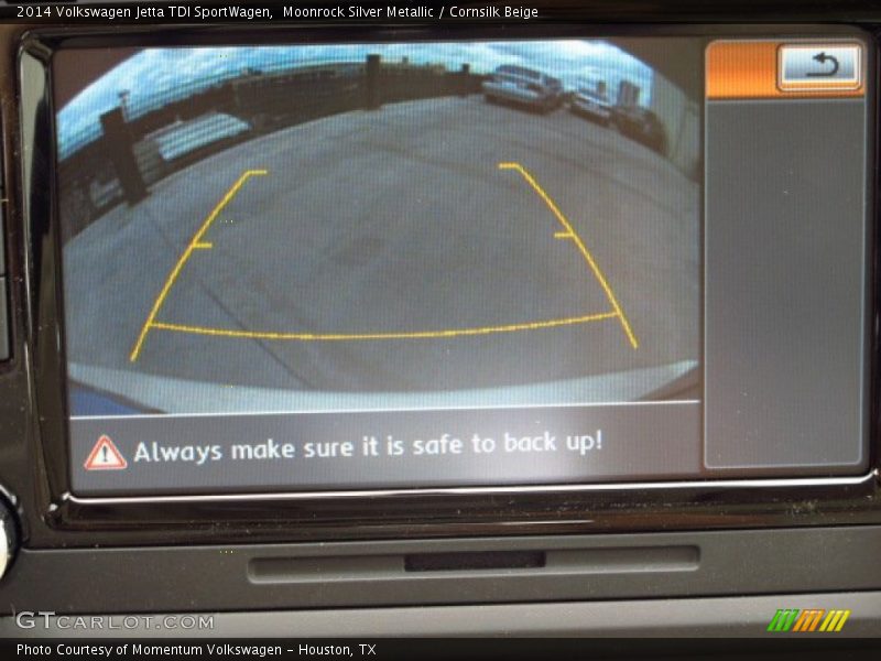 Moonrock Silver Metallic / Cornsilk Beige 2014 Volkswagen Jetta TDI SportWagen