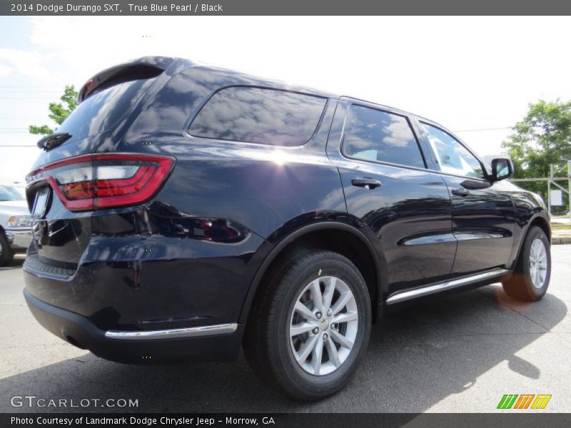 True Blue Pearl / Black 2014 Dodge Durango SXT