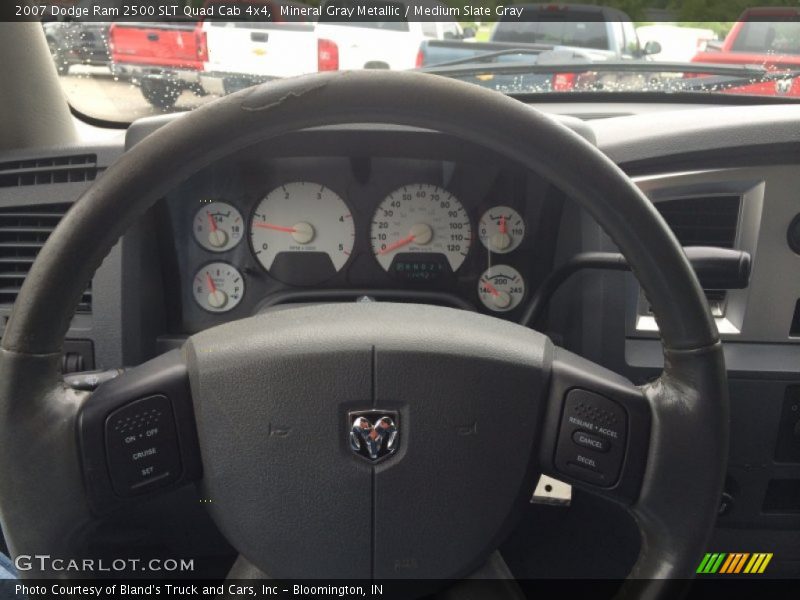 Mineral Gray Metallic / Medium Slate Gray 2007 Dodge Ram 2500 SLT Quad Cab 4x4