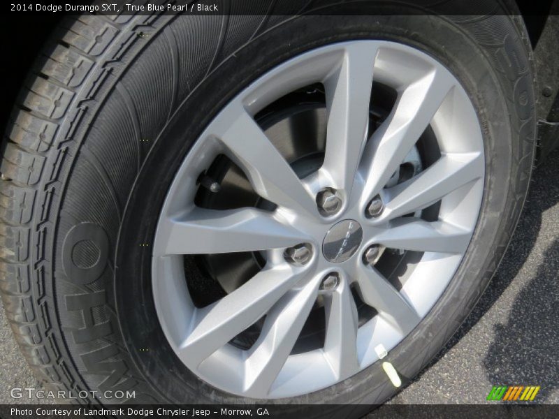 True Blue Pearl / Black 2014 Dodge Durango SXT