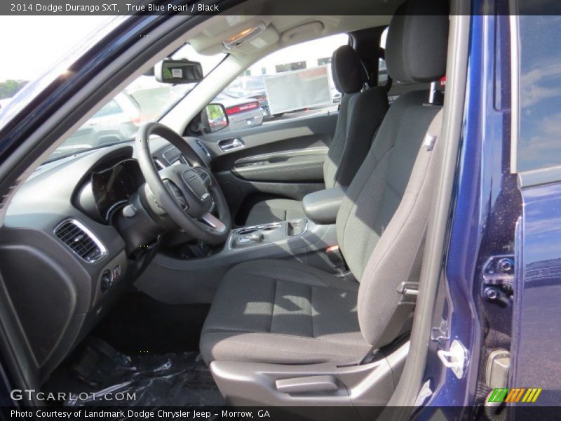 True Blue Pearl / Black 2014 Dodge Durango SXT