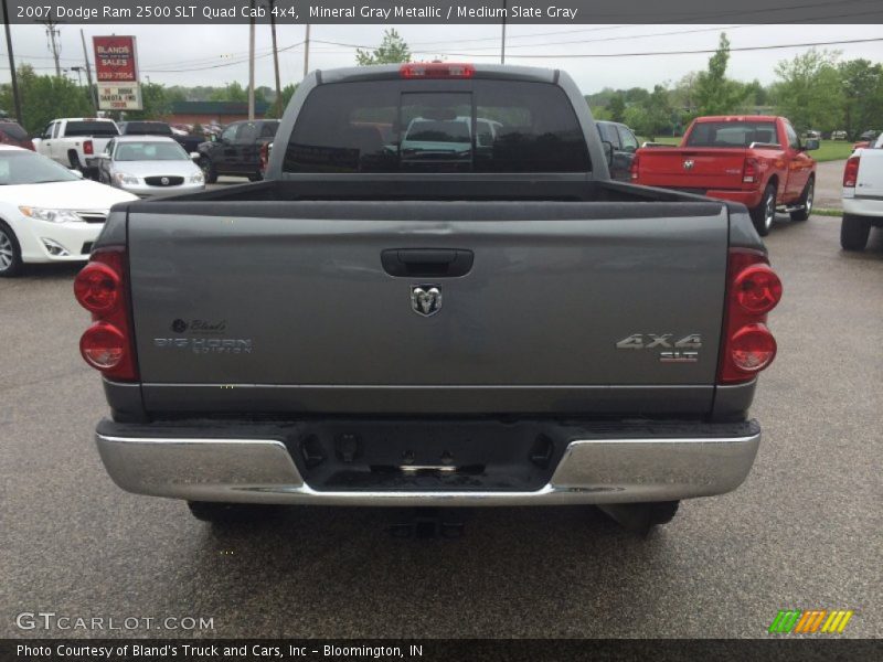 Mineral Gray Metallic / Medium Slate Gray 2007 Dodge Ram 2500 SLT Quad Cab 4x4