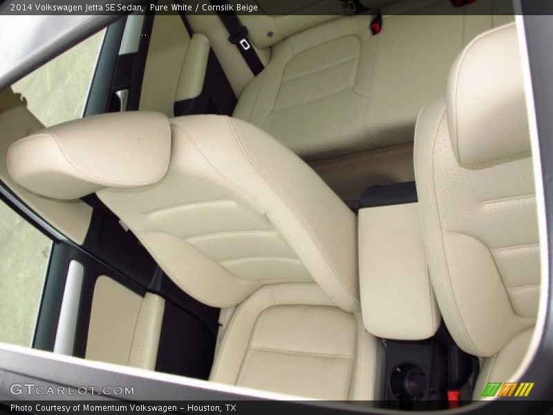 Pure White / Cornsilk Beige 2014 Volkswagen Jetta SE Sedan