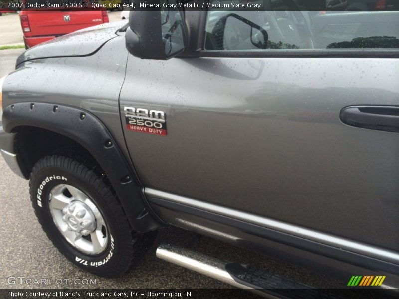Mineral Gray Metallic / Medium Slate Gray 2007 Dodge Ram 2500 SLT Quad Cab 4x4