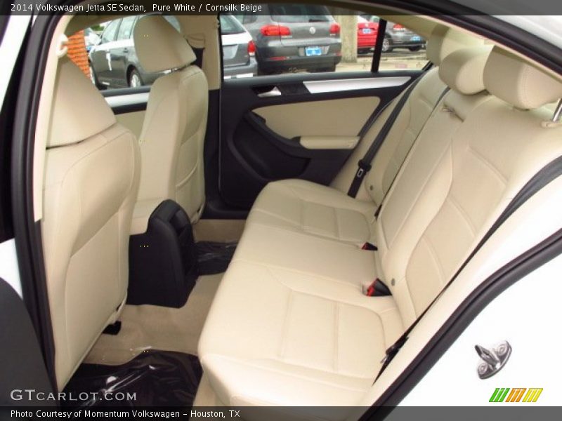 Pure White / Cornsilk Beige 2014 Volkswagen Jetta SE Sedan