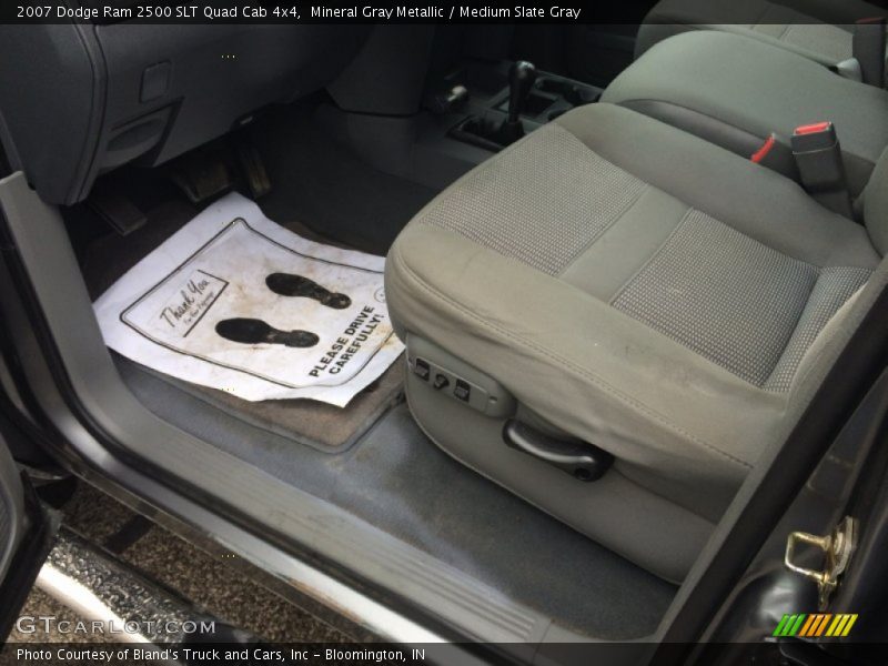 Mineral Gray Metallic / Medium Slate Gray 2007 Dodge Ram 2500 SLT Quad Cab 4x4