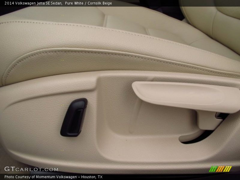 Pure White / Cornsilk Beige 2014 Volkswagen Jetta SE Sedan